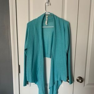 Lululemon Blue Zen Wrap Sweater